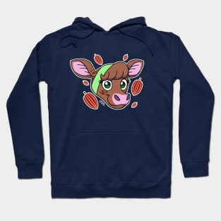 Coco the Chocolate Cow -  Original, Head (Part 1) Hoodie